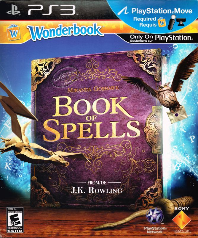 Front Cover for Wonderbook: Book of Spells (PlayStation 3)