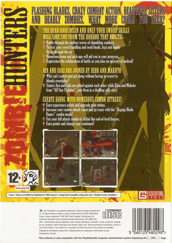 Zombie Hunters cover or packaging material - MobyGames