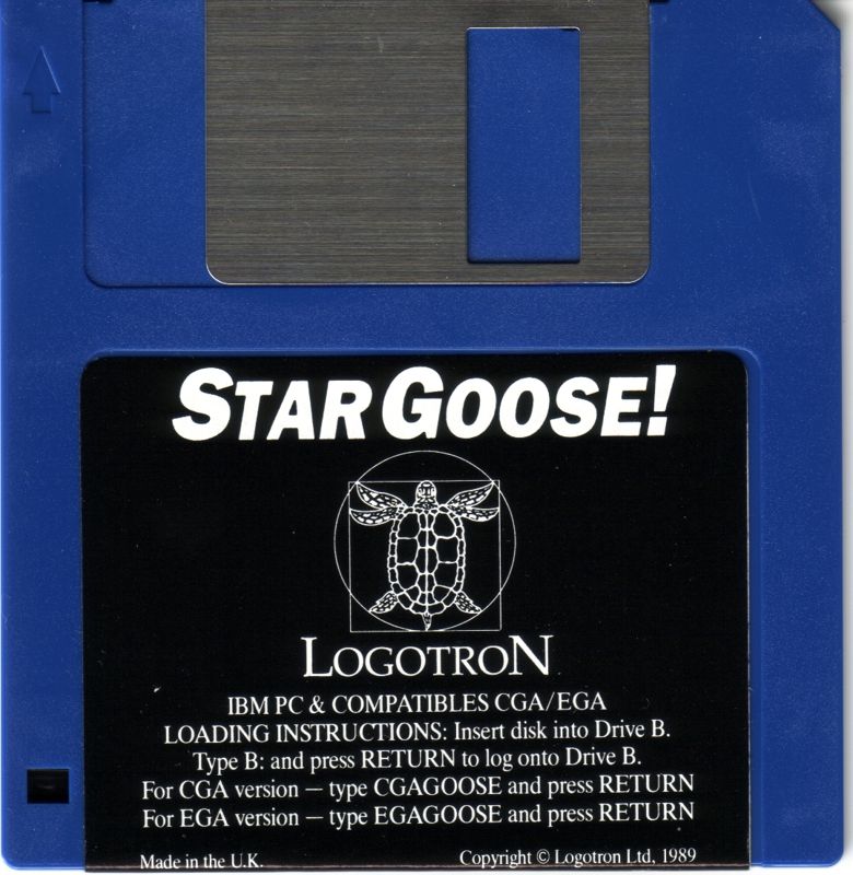 Media for Stargoose Warrior (DOS): 3.5" disk (CGA & EGA)