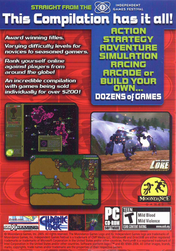 Back Cover for Independent Games (Windows)