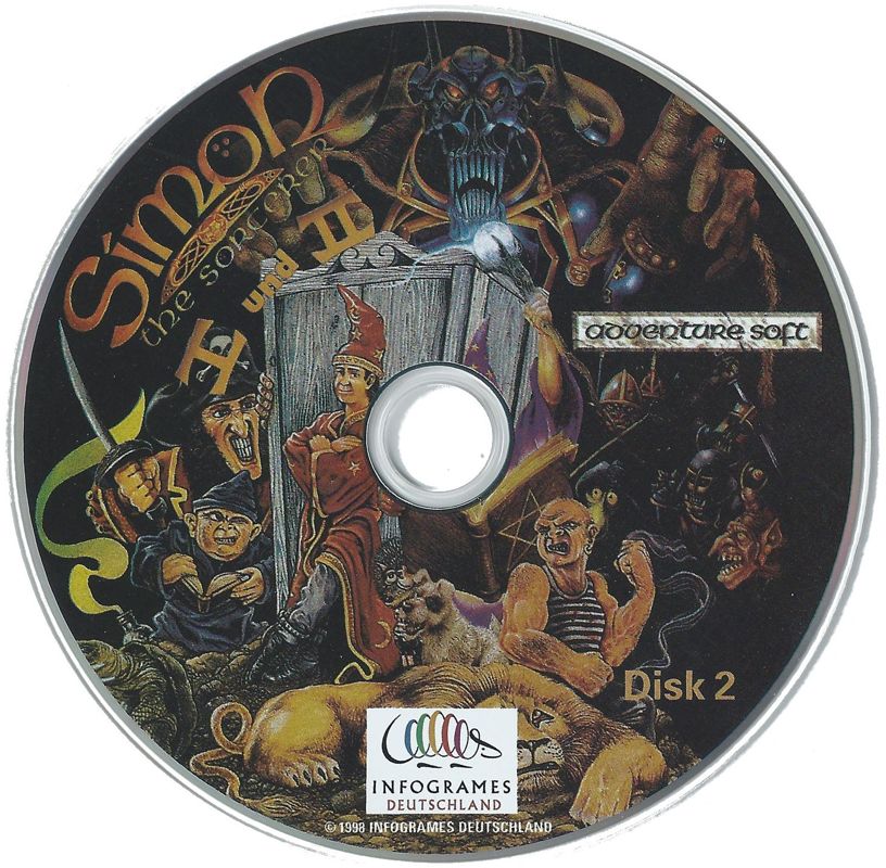 Media for Simon the Sorcerer I & II (DOS) (Soft Price release): Disc 2