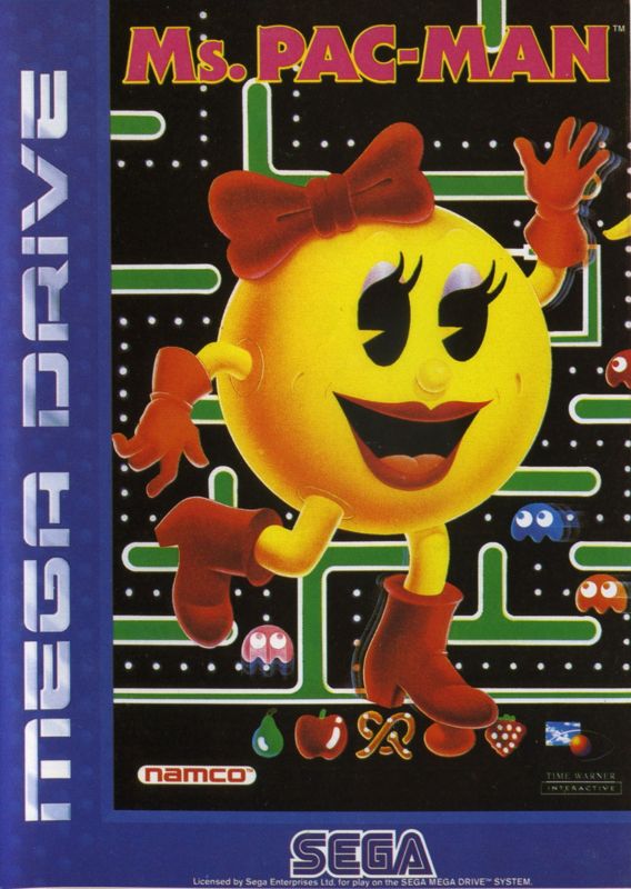 Front Cover for Ms. Pac-Man (Genesis)