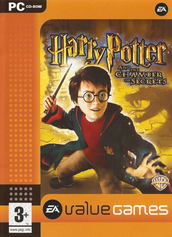 Front Cover for Harry Potter and the Chamber of Secrets (Windows) (EA value games release)