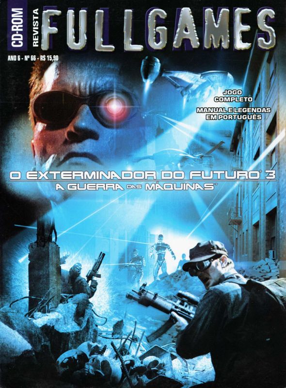 Front Cover for Terminator 3: War of the Machines (Windows) (Fullgames #66 covermount)