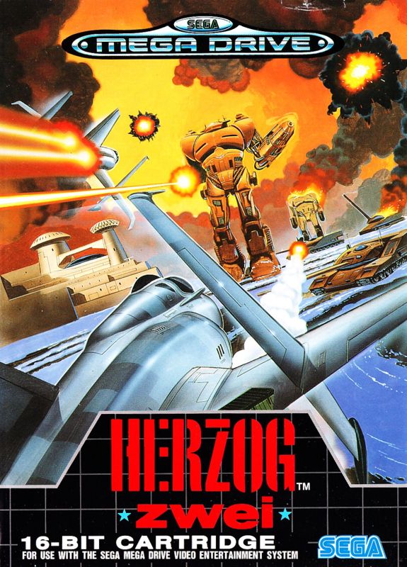 Front Cover for Herzog Zwei (Genesis)