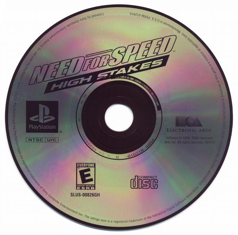 Need for Speed: High Stakes (Sony PlayStation 1, 1999) *COMPLETE*