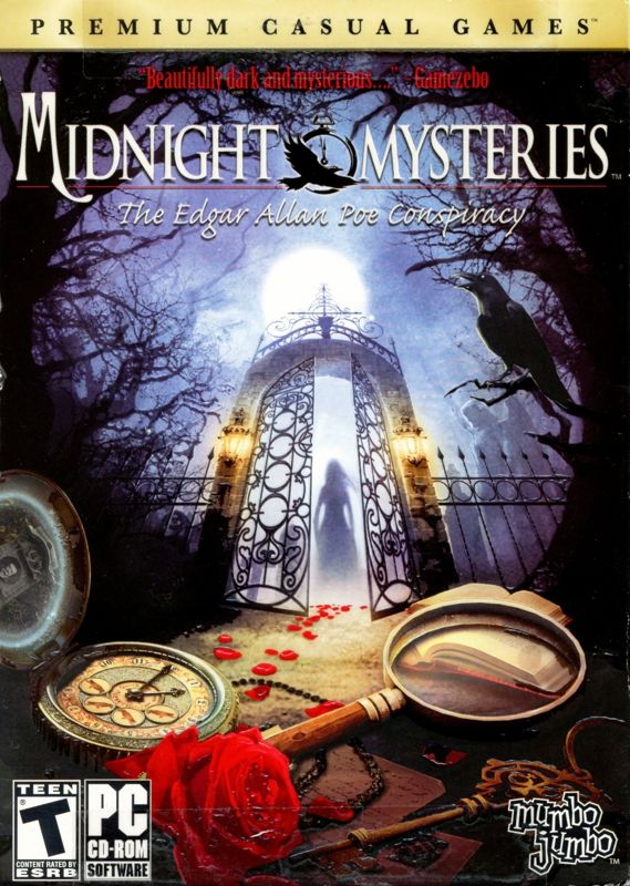 Front Cover for Midnight Mysteries: The Edgar Allan Poe Conspiracy (Windows)