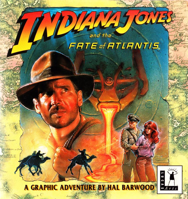 Other for Indiana Jones and the Fate of Atlantis (DOS) (Enhanced version with English voice output): Slipcase - Front