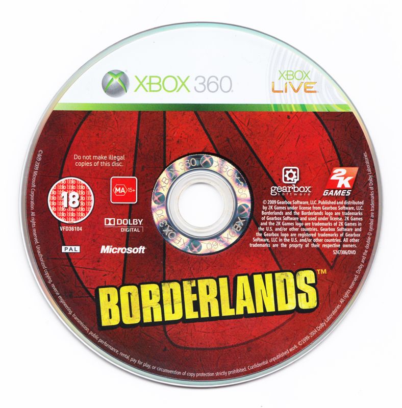 Media for Borderlands (Xbox 360)