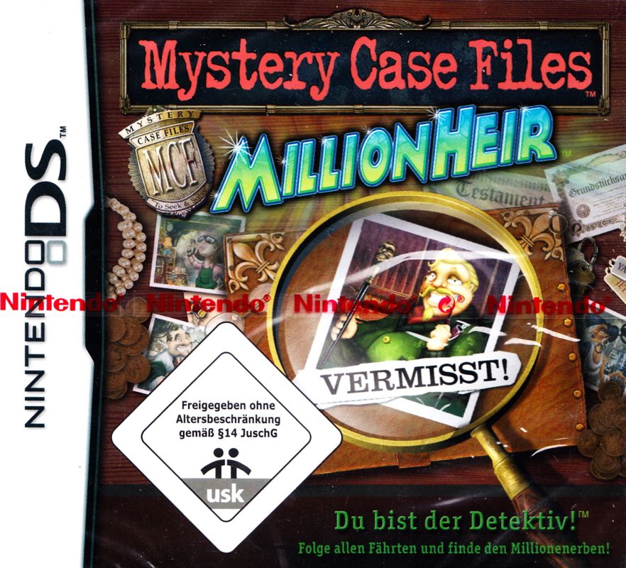 Front Cover for Mystery Case Files: MillionHeir (Nintendo DS)