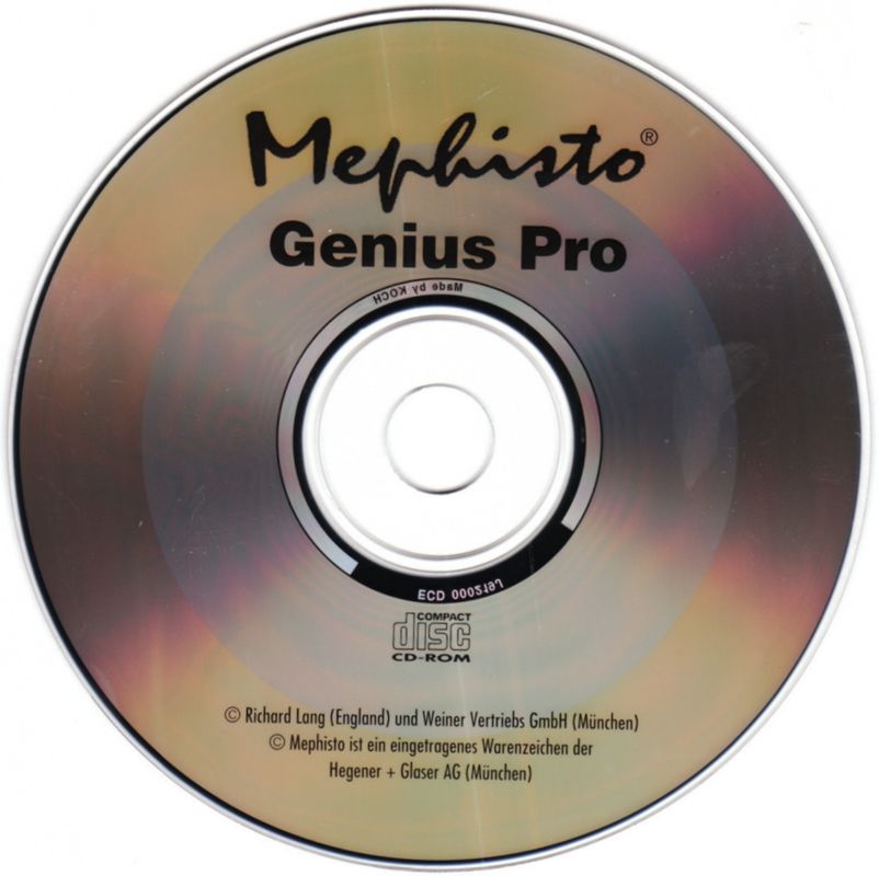 Media for Gigapack Vol. 1 (DOS and Windows 3.x): Mepisto Genius Pro