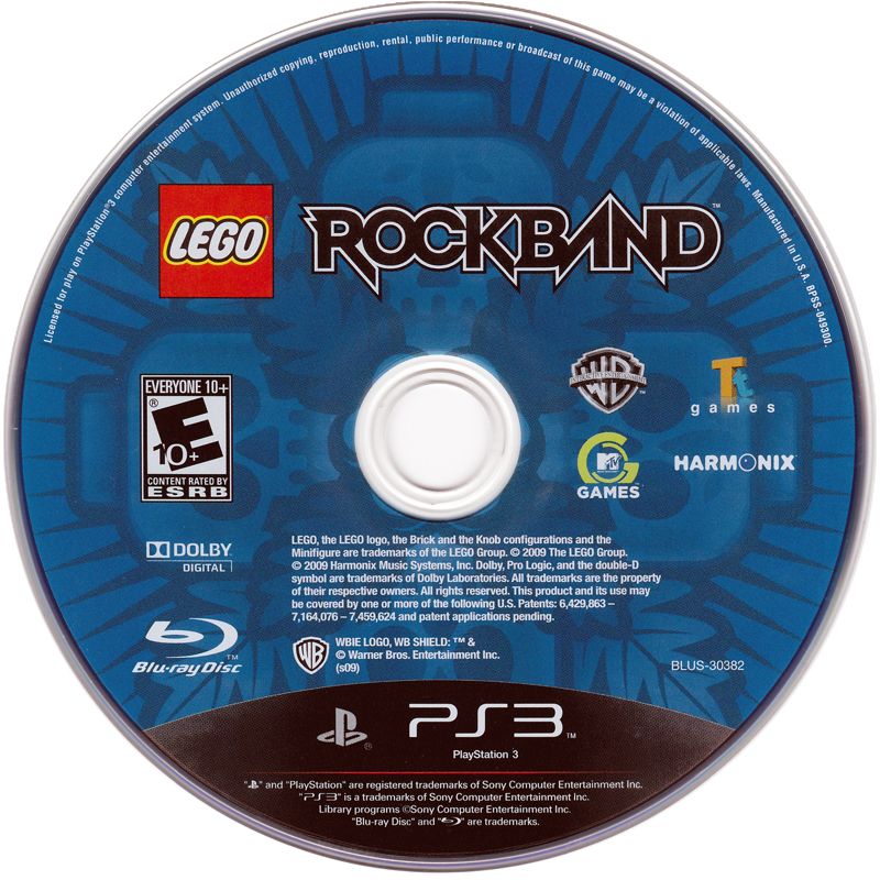 Media for LEGO Rock Band (PlayStation 3)