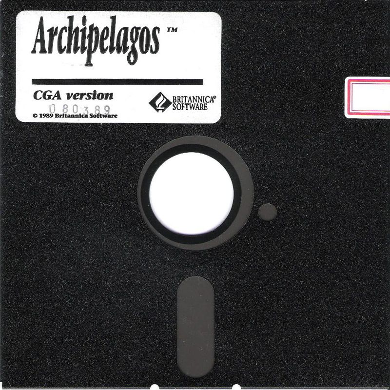 Media for Archipelagos (DOS) (5.25" Disk Version): CGA Disk