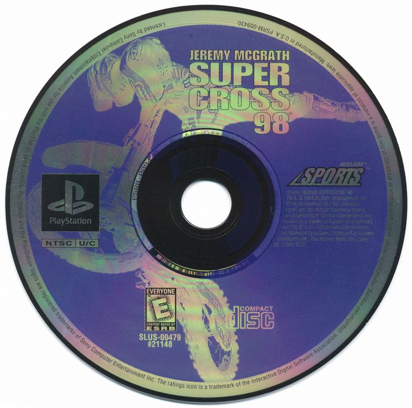 Media for Jeremy McGrath Supercross 98 (PlayStation)