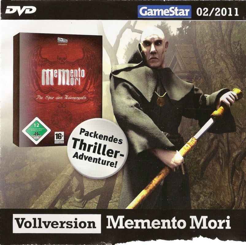 Other for Memento Mori (Windows) (GameStar 02/2011 covermount): Slipcase - Front