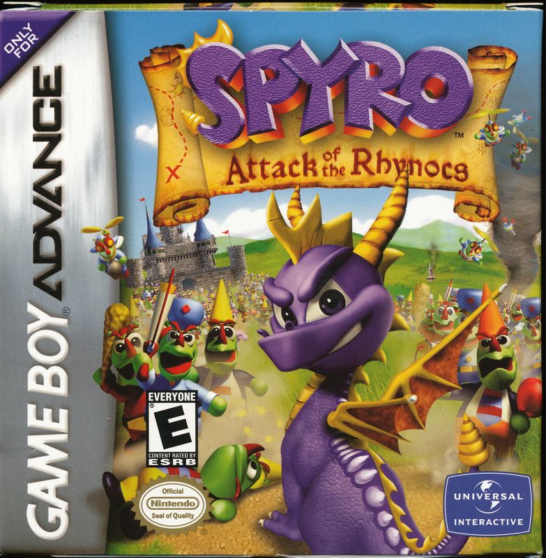 Spyro: Attack of the Rhynocs box covers - MobyGames