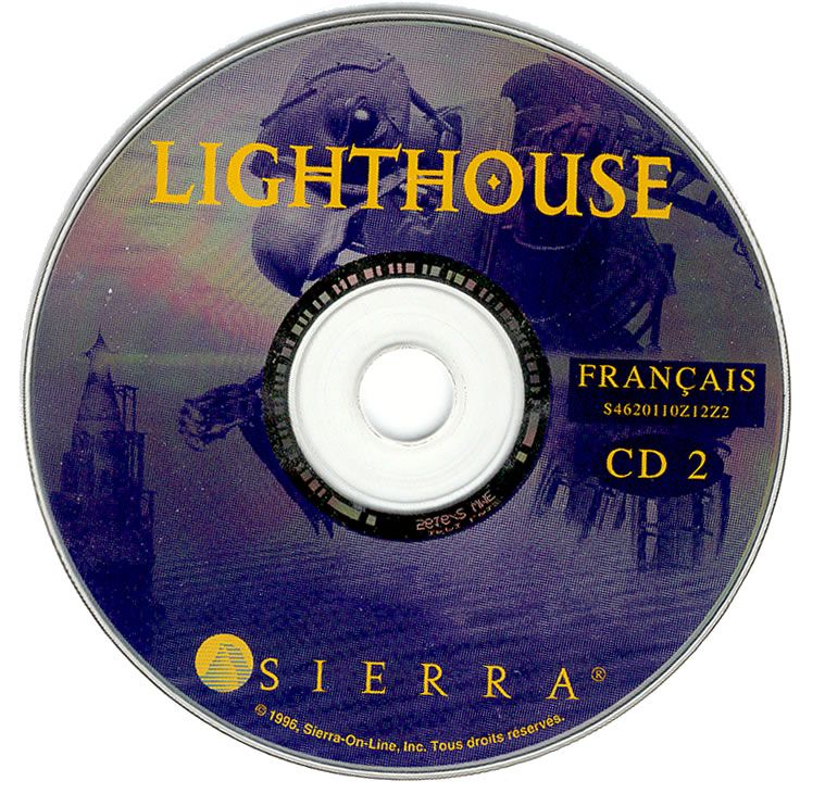 Media for Lighthouse: The Dark Being (DOS and Windows and Windows 3.x) (Full French release (game and manual)): Disc 2