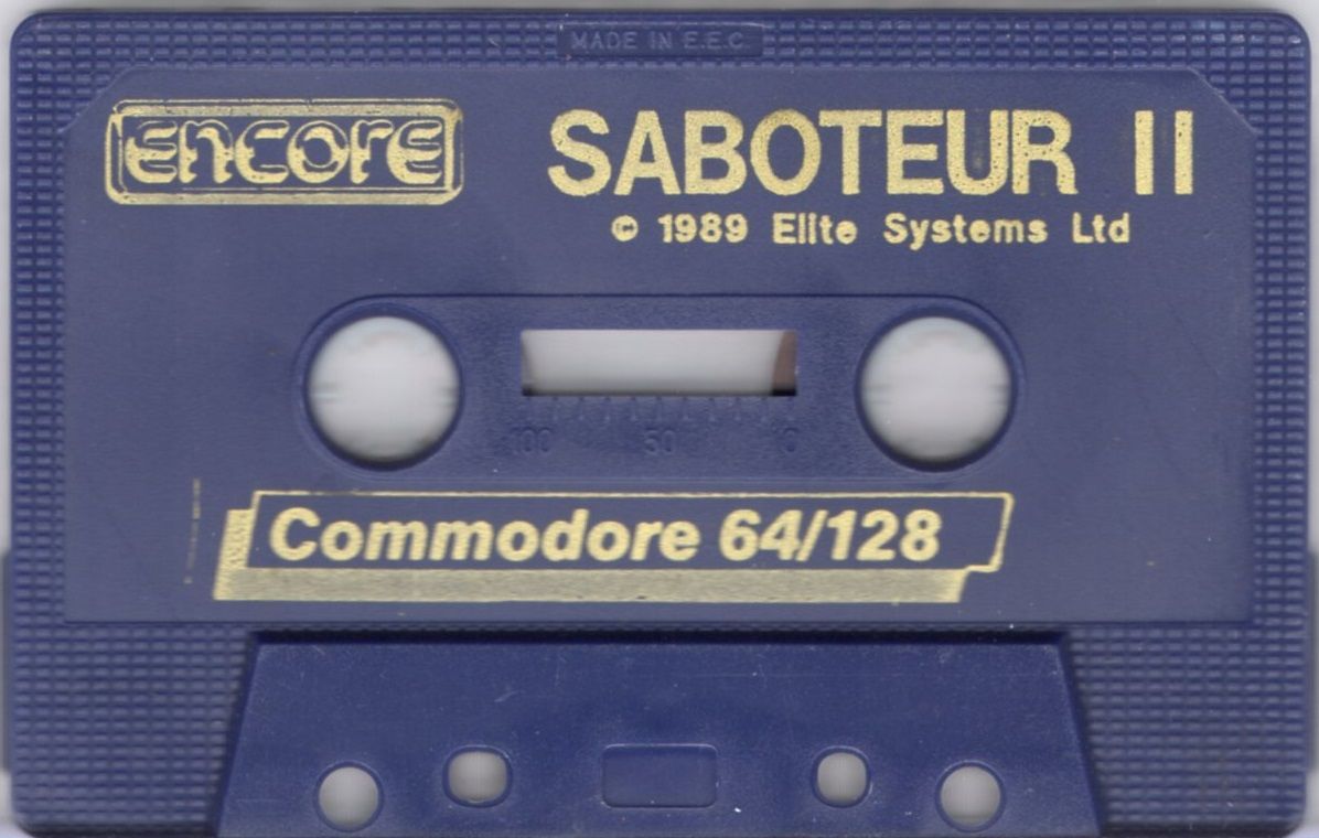Media for Saboteur II (Commodore 64) (Budget re-release)