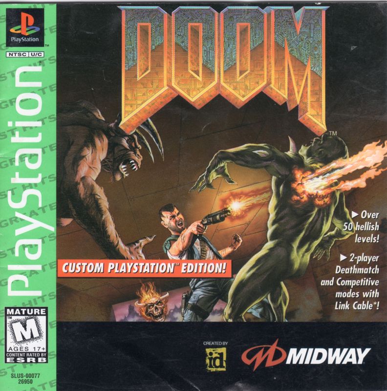Front Cover for Doom (PlayStation) (Greatest Hits release)