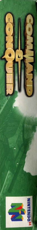 Spine/Sides for Command & Conquer (Nintendo 64): Bottom