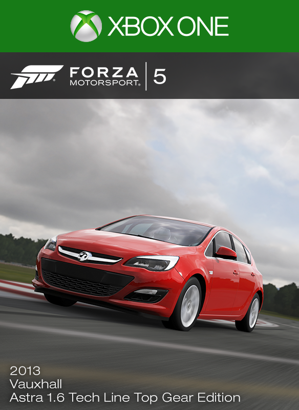 Front Cover for Forza Motorsport 5: 2013 Vauxhall Astra 1.6 Tech Line Top Gear Edition (Xbox One) (Download release)