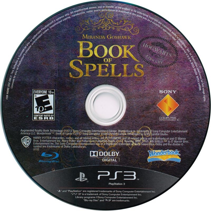 Media for Wonderbook: Book of Spells (PlayStation 3)