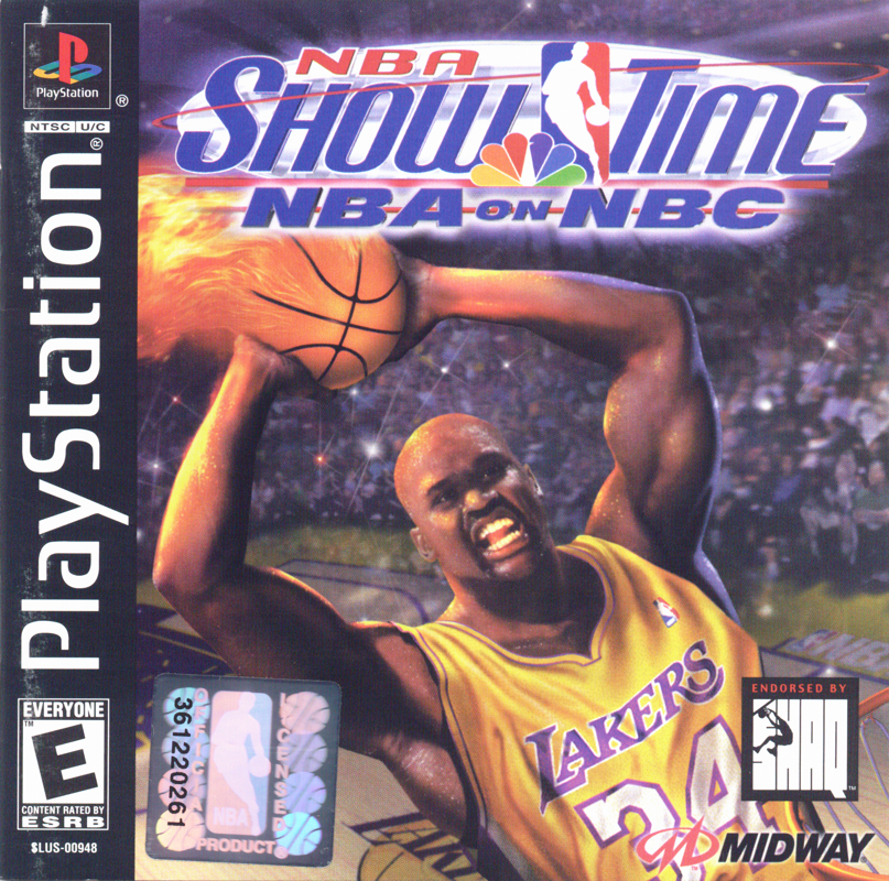 Front Cover for NBA Showtime: NBA on NBC (PlayStation)
