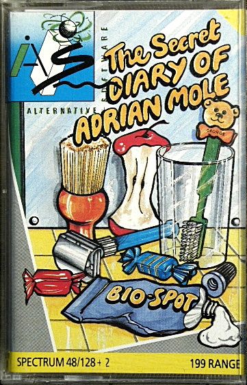 Front Cover for The Secret Diary of Adrian Mole Aged 13¾ (ZX Spectrum) (Budget release)
