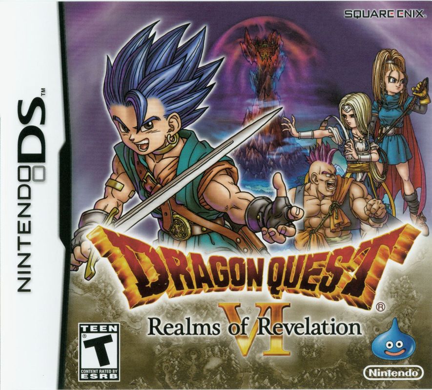Front Cover for Dragon Quest VI: Realms of Revelation (Nintendo DS)