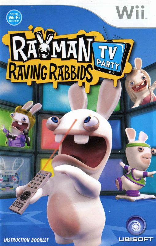 Rayman: Raving Rabbids TV Party cover or packaging material - MobyGames