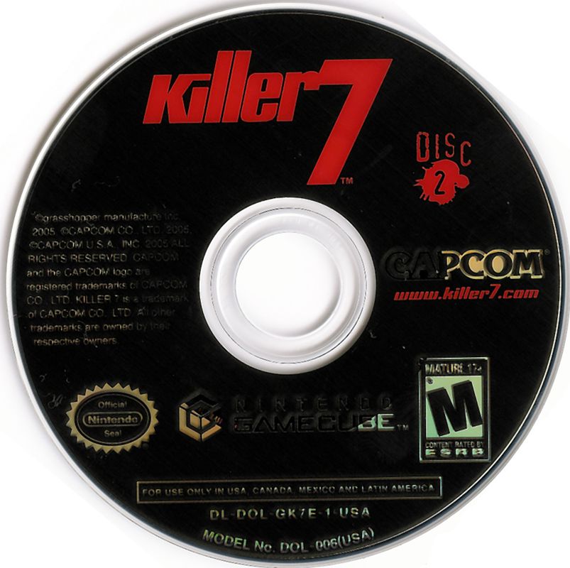 Media for Killer7 (GameCube): Disc 2
