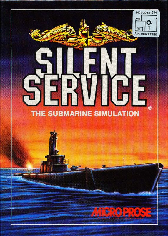 Front Cover for Silent Service (DOS)