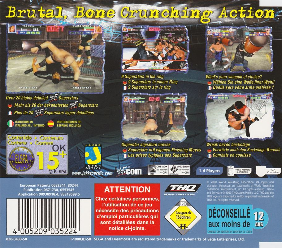 WWF Royal Rumble cover or packaging material - MobyGames