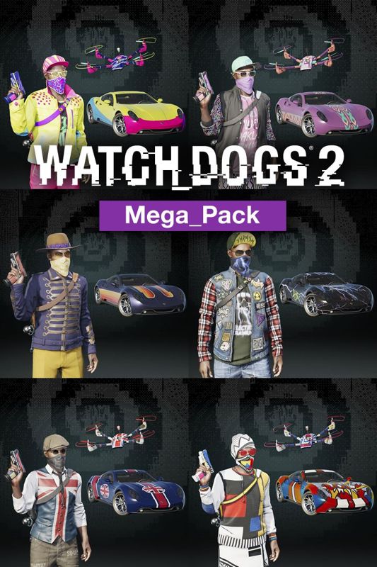 Front Cover for Watch_Dogs 2: Mega Pack (Xbox One) (download release)