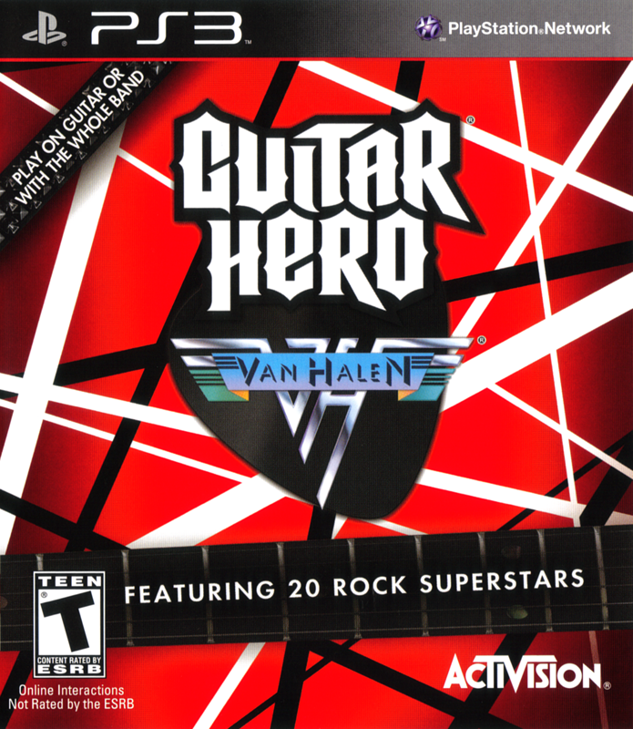 Front Cover for Guitar Hero: Van Halen (PlayStation 3)