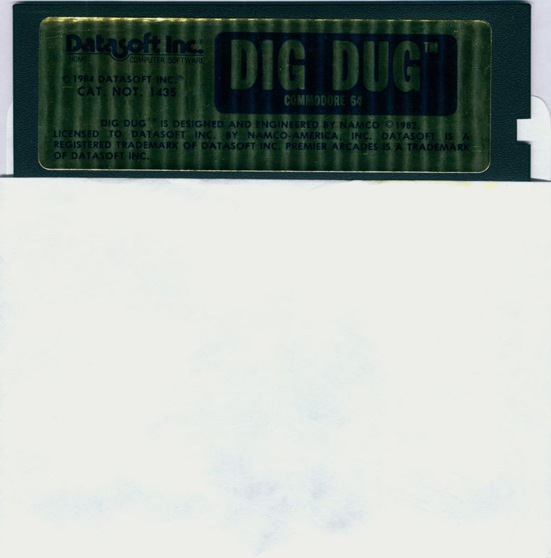 Media for Dig Dug (Atari 8-bit and Commodore 64): Commodore