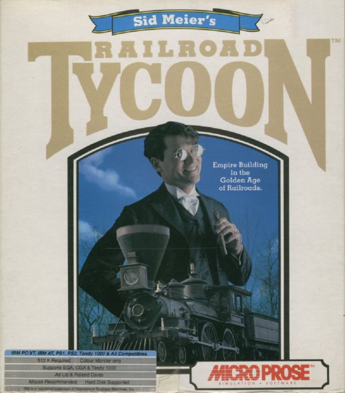 Front Cover for Sid Meier's Railroad Tycoon (DOS)