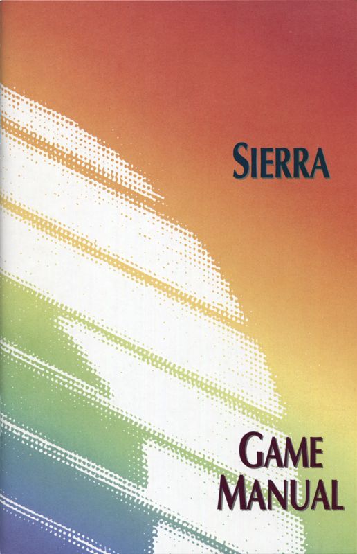 Manual for Mixed Up Fairy Tales (DOS) (3.5'' disk release): Common Sierra adventure game manual - Front