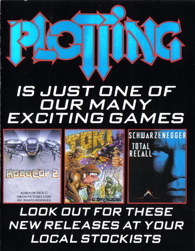 Inside Cover for Plotting (ZX Spectrum)