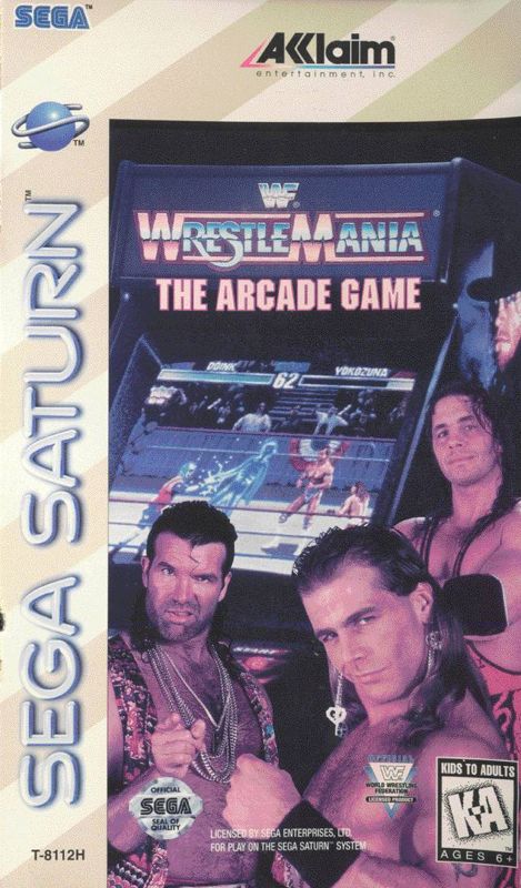 Front Cover for WWF WrestleMania (SEGA Saturn)