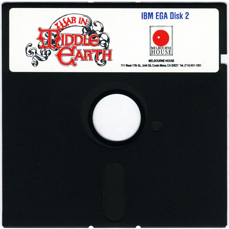 Media for J.R.R. Tolkien's War in Middle Earth (DOS): Disk 2