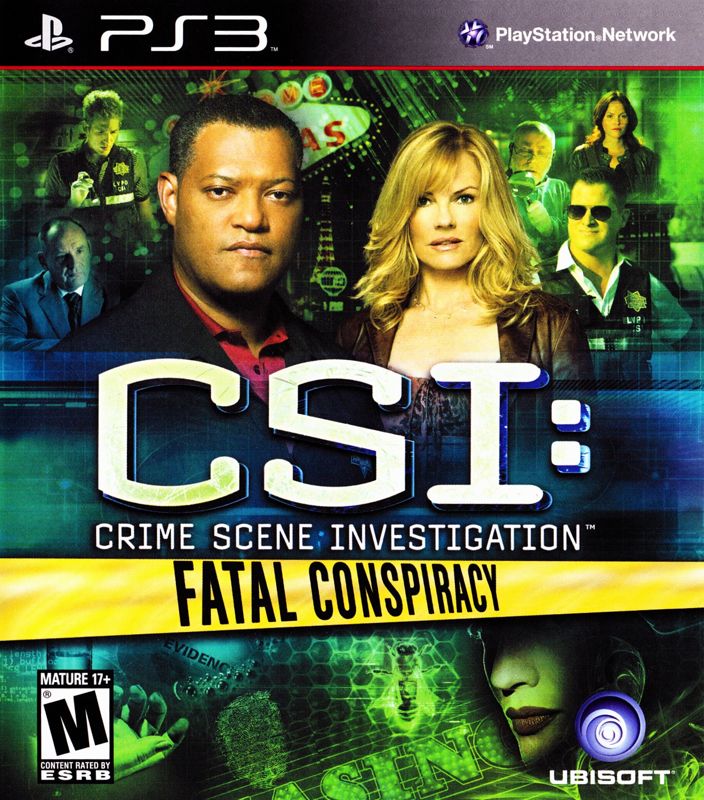 Front Cover for CSI: Crime Scene Investigation - Fatal Conspiracy (PlayStation 3)