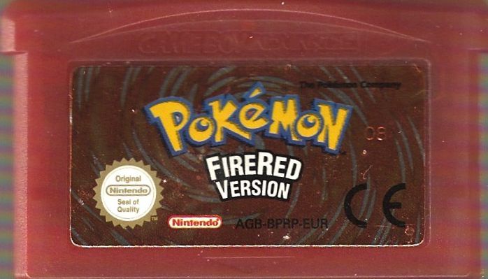Media for Pokémon FireRed Version (Game Boy Advance) (English/Dutch cover – Swedish/Danish manual)