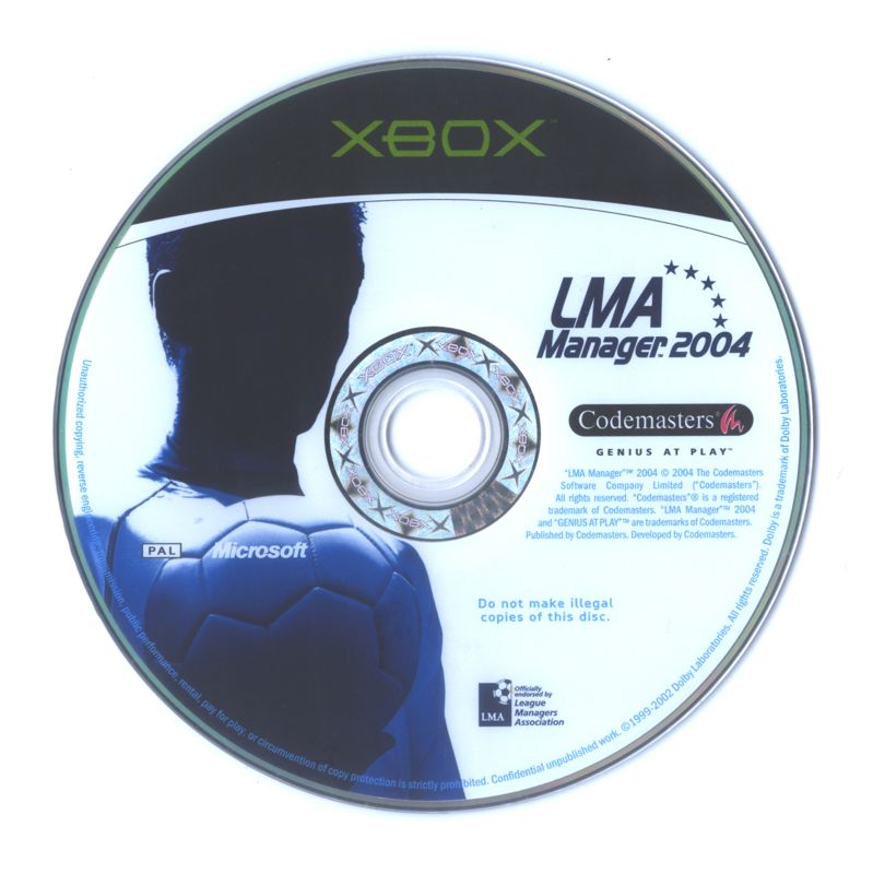 Media for LMA Manager 2004 (Xbox)