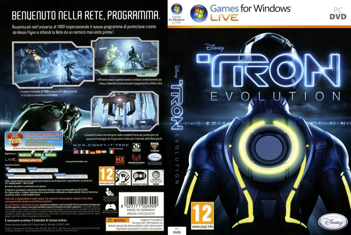 Full Cover for Tron: Evolution (Windows)