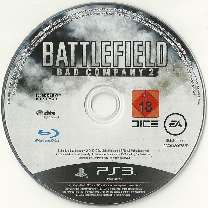 Media for Battlefield: Bad Company 2 (PlayStation 3)