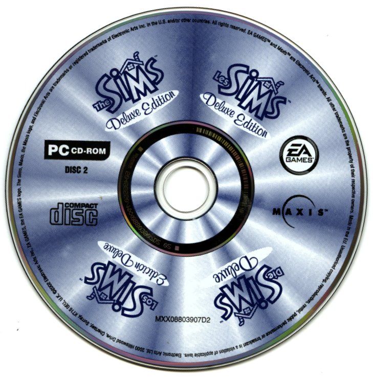 Media for The Sims: Deluxe Edition (Windows): Disc 2
