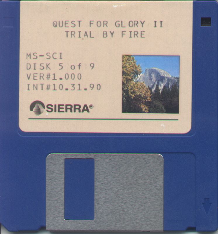 quest-for-glory-ii-trial-by-fire-cover-or-packaging-material-mobygames