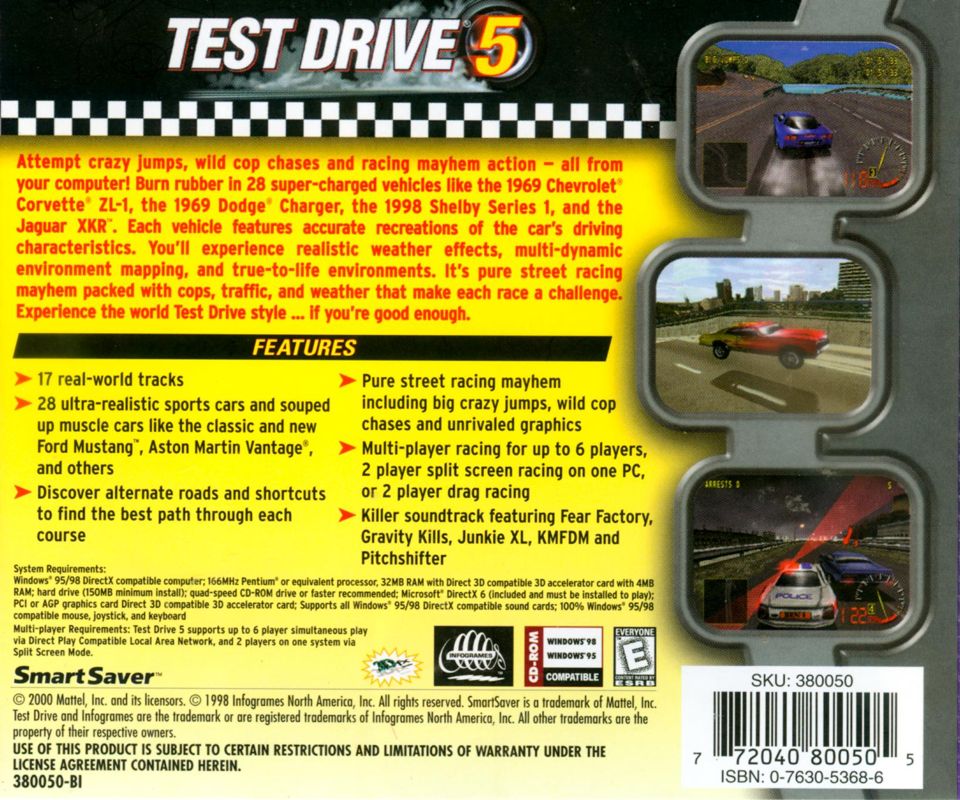 Driver 5. Test Drive 4 5 диск.