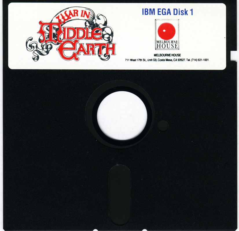 Media for J.R.R. Tolkien's War in Middle Earth (DOS): Disk 1